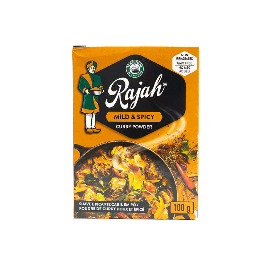 Robertson Rajah Mild & Spicy Curry Powder - 100g Box