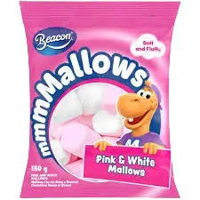 Beacon  Pink & White Marshmallow-135g