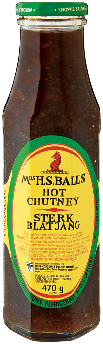 Mrs Balls Chutney Hot-470g