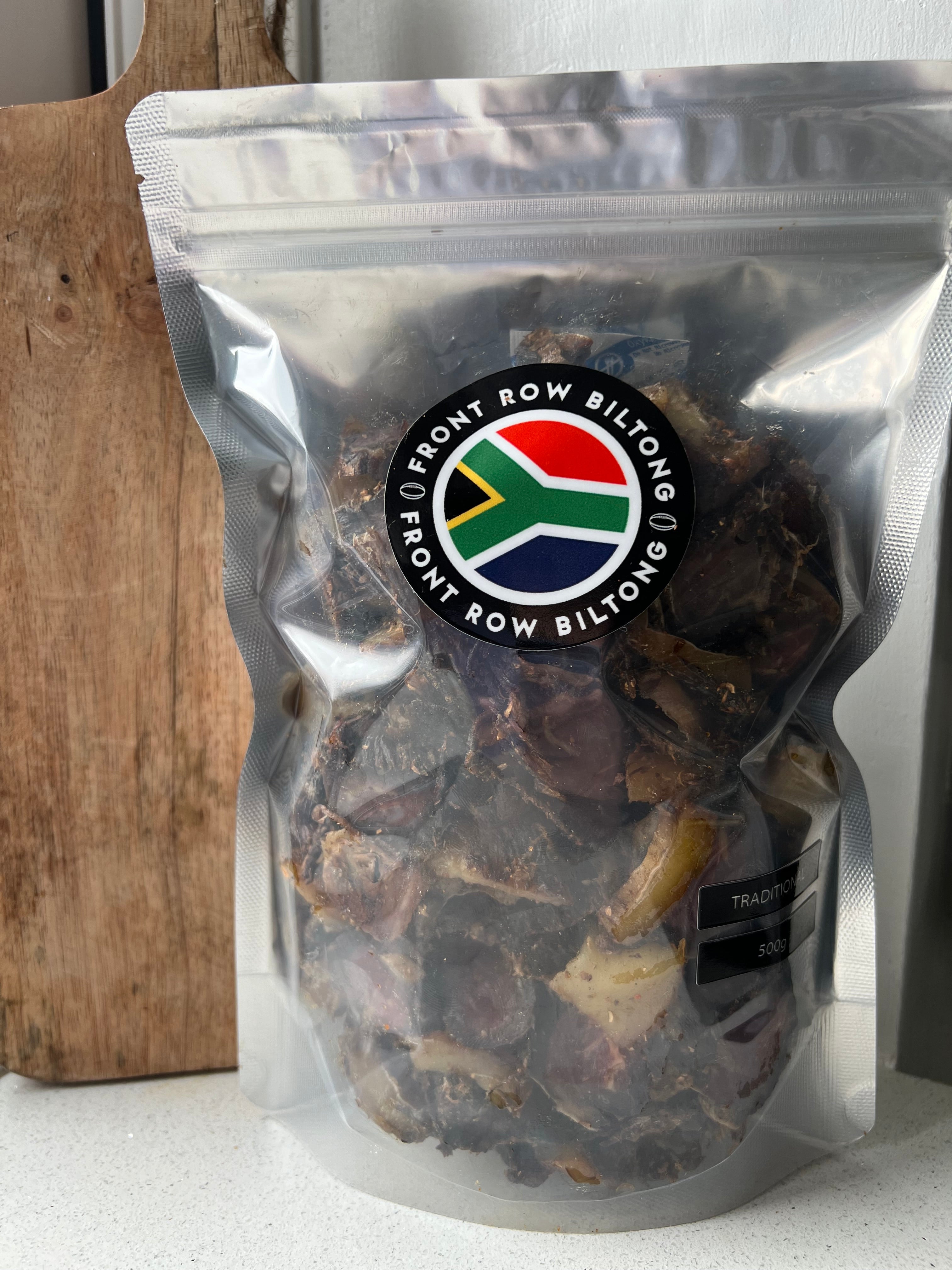 Traditional Wet And Fatty Sliced Biltong 500g