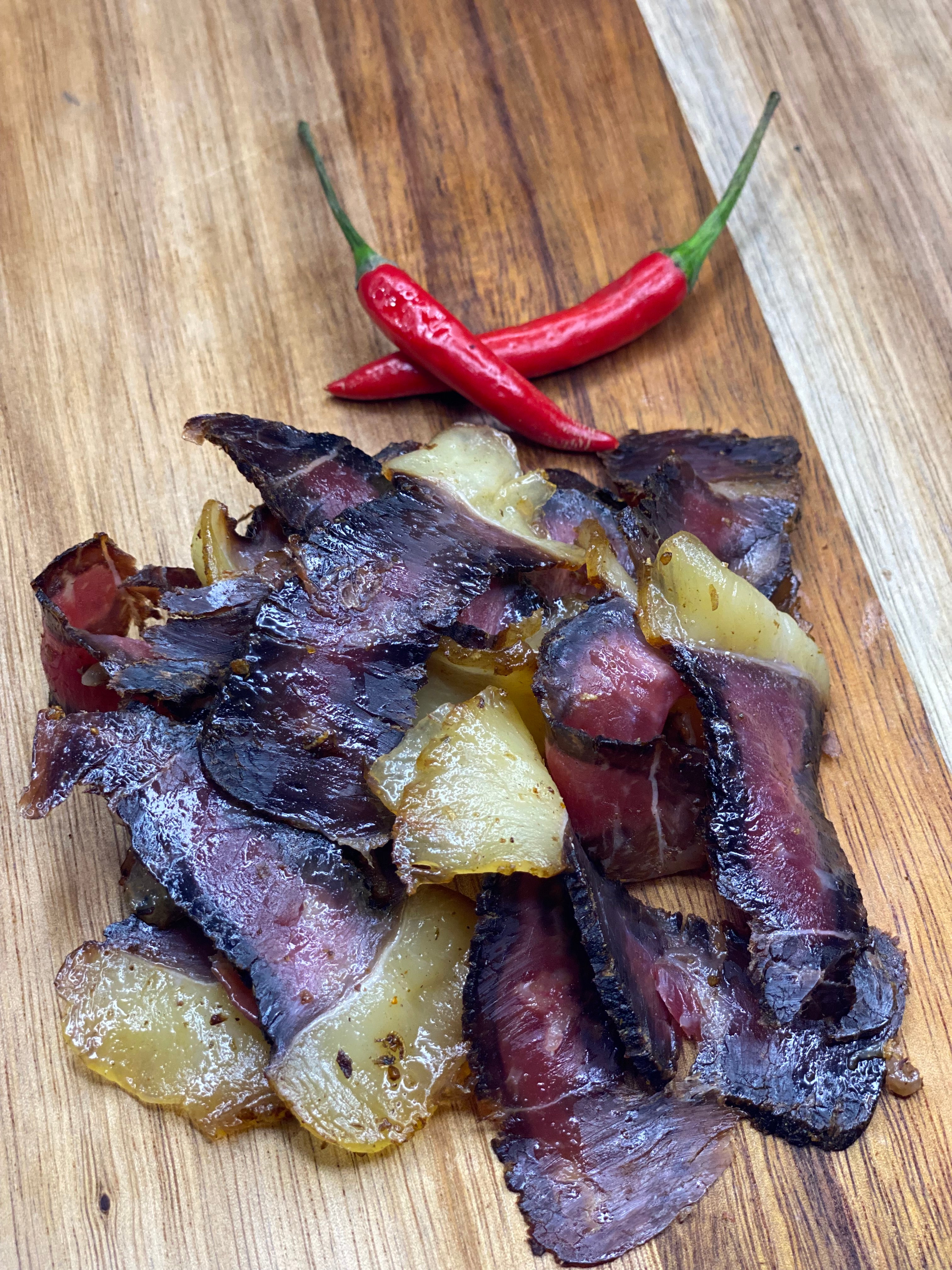 Sweet Chilli Biltong | Sliced