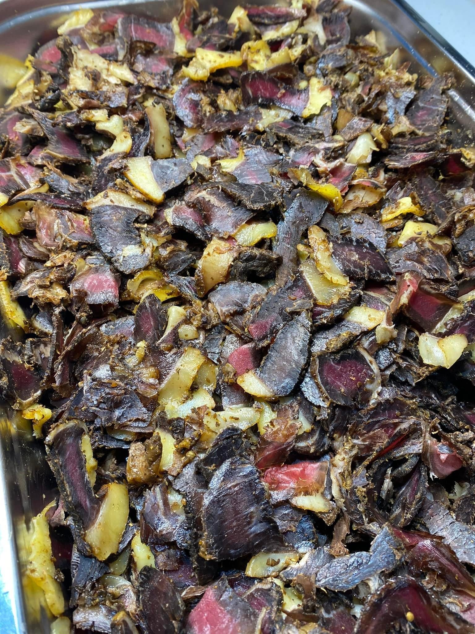 Traditional Wet And Fatty Sliced Biltong 500g