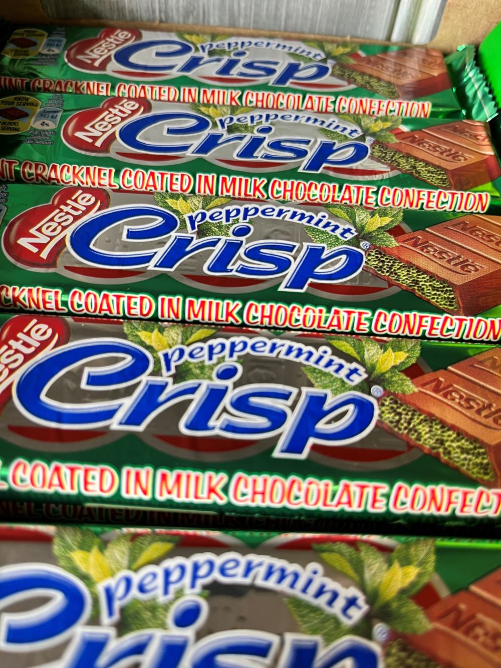 Peppermint Crisp Nestle Chocolate Bar - 49g