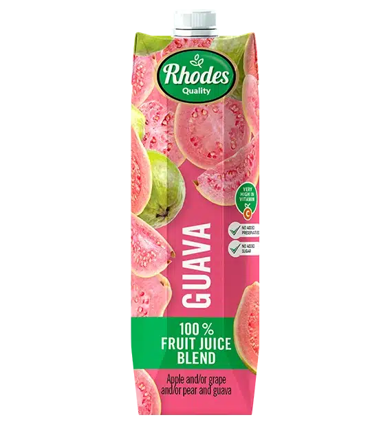 Rhodes Guava 100% Fruit Juice Blend-1Litre