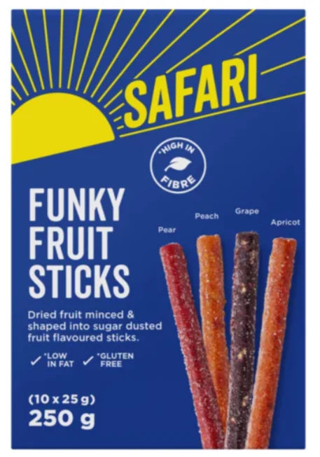 Safari Funky Fruit Sticks-250g