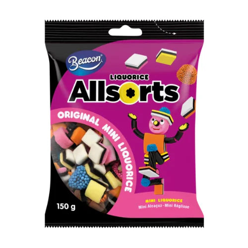Beacon Liquorice Allsorts Mini-150g