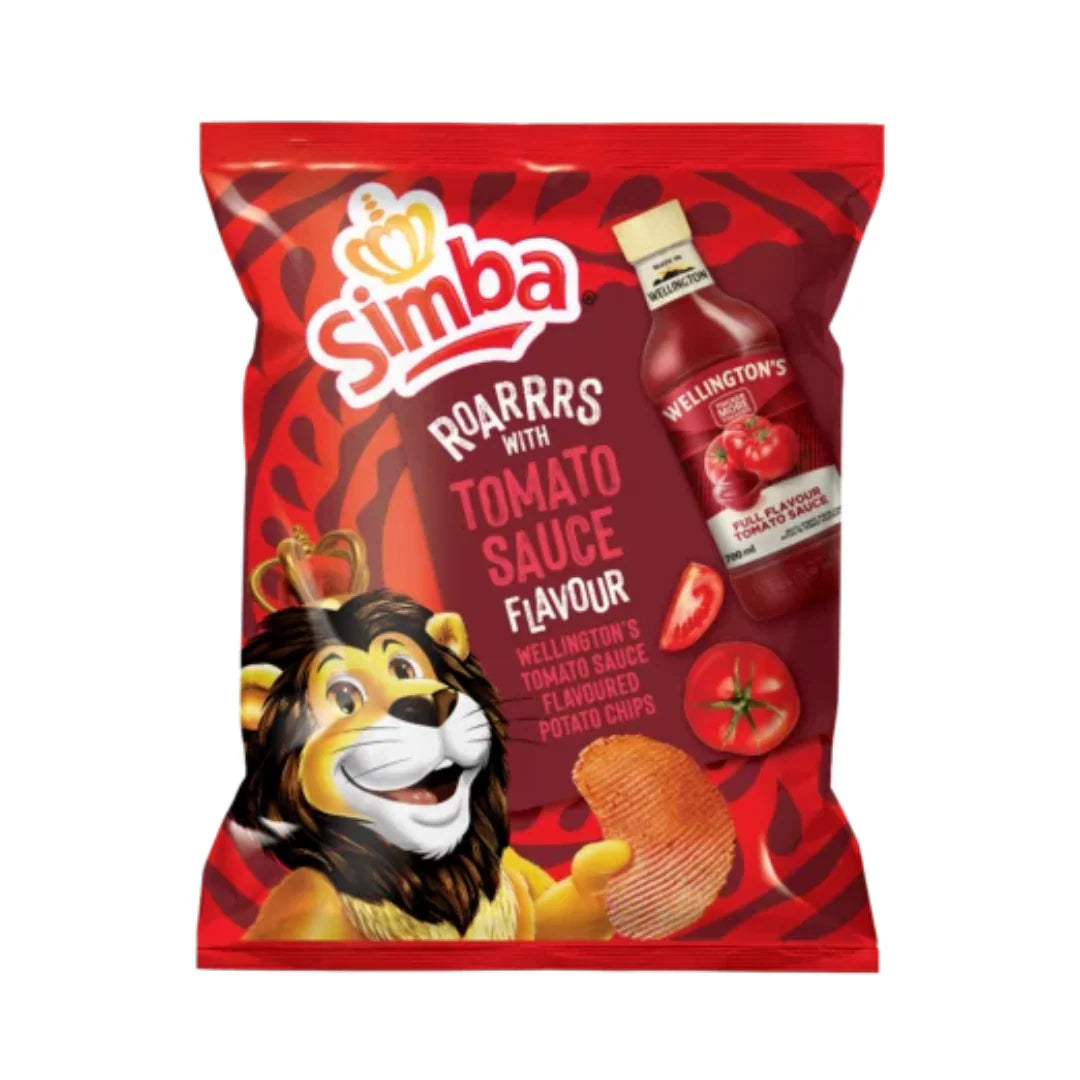 Simba Tomato Sauce Flavoured Chips-120g