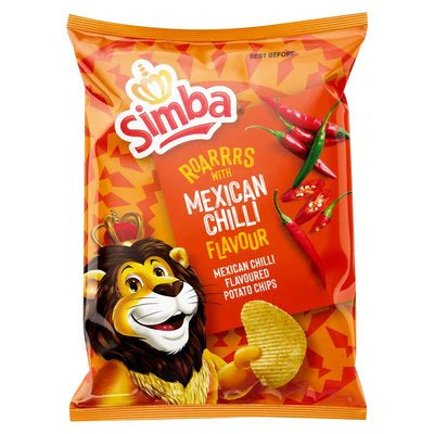 Simba Mexican Chilli chips-120g