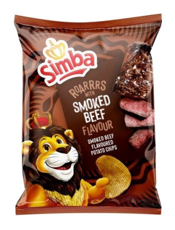 Simba Smoked Beef Flavoured Chips-120g